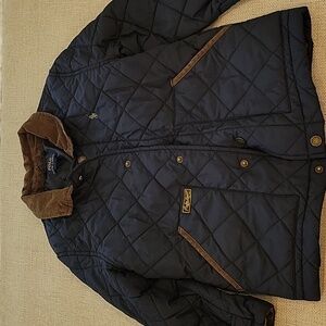 Boys polo quilted jacket